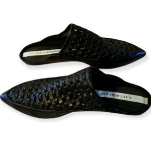 Matt Bernson▪︎virtouse black leather shoes 36